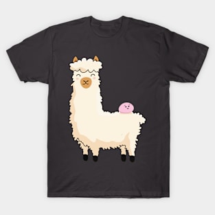 Mochi riding llama T-Shirt